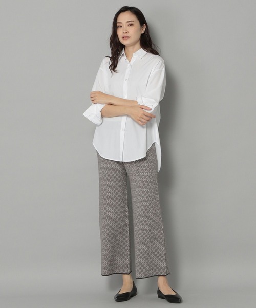 Elura(エルーラ)の「ニットジャガードパンツ(その他パンツ・レディース・ベージュ/ブラック・LARGE/MEDIUM)」の5枚目の写真