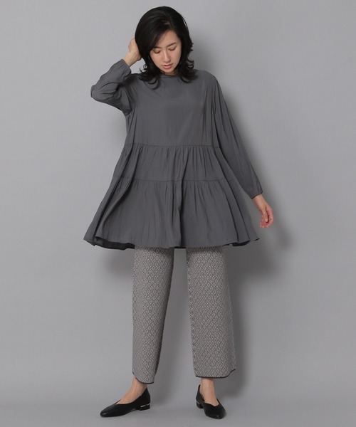 Elura(エルーラ)の「ニットジャガードパンツ(その他パンツ・レディース・ベージュ/ブラック・LARGE/MEDIUM)」の10枚目の写真