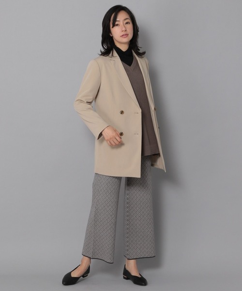 Elura(エルーラ)の「ニットジャガードパンツ(その他パンツ・レディース・ベージュ/ブラック・LARGE/MEDIUM)」の13枚目の写真