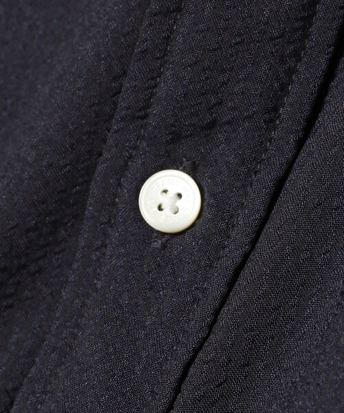 BEAMS（ビームス）の「BEAMS / サッカー ミニレギュラーシャツ（シャツ/ブラウス・メンズ・ネイビー/ホワイト/グレー・S/L/XL/M）」の13枚目の写真