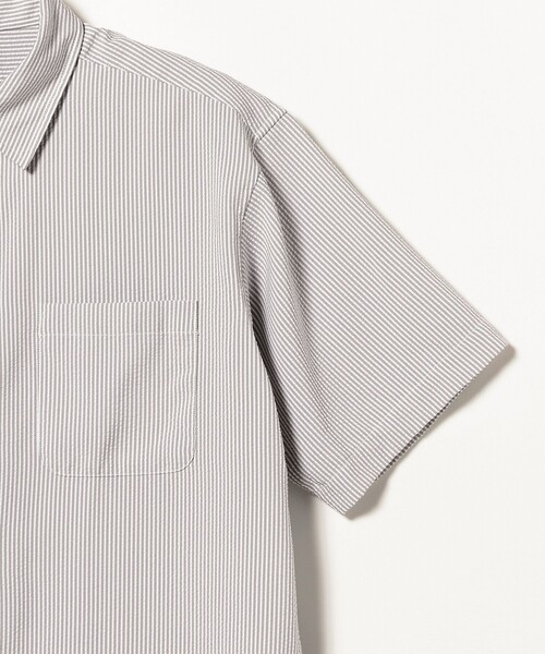 BEAMS（ビームス）の「BEAMS / サッカー ミニレギュラーシャツ（シャツ/ブラウス・メンズ・ネイビー/ホワイト/グレー・S/L/XL/M）」の15枚目の写真