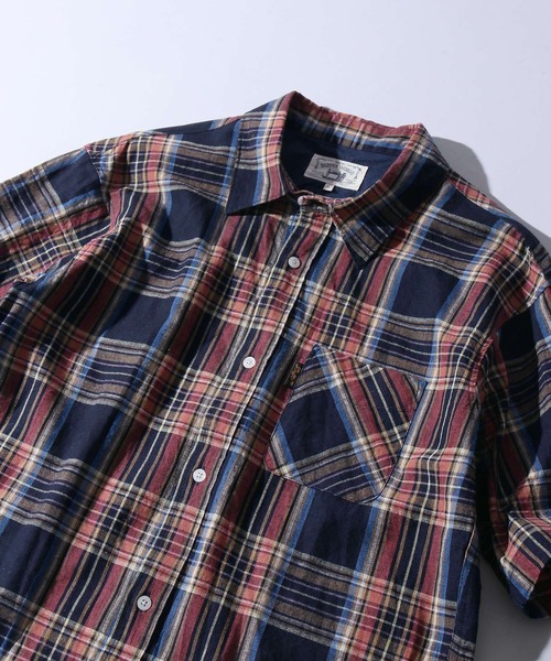 The DUFFER of St.GEORGE クレイジーチェックシャツ XL The DUFFER of ST.GEORGE（ザダファーオブセントジョージ）の