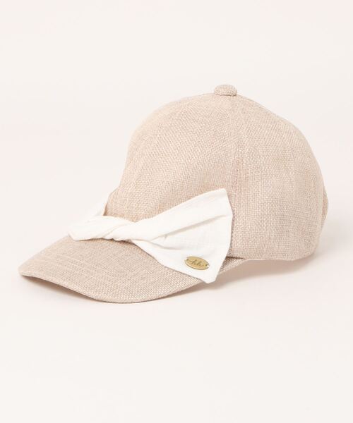 HAKKA KIDS（ハッカキッズ）の「リボン付きキャップ（キャップ・キッズ・ベージュ/ブラウン・M/L）」の11枚目の写真