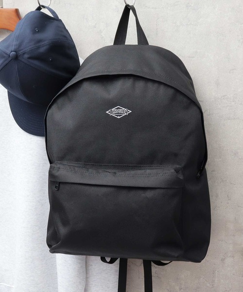 【セール】撥水加工 ポリエステル 大容量 シンプル デイパック（バックパック/リュック）｜THRASHER（スラッシャー）