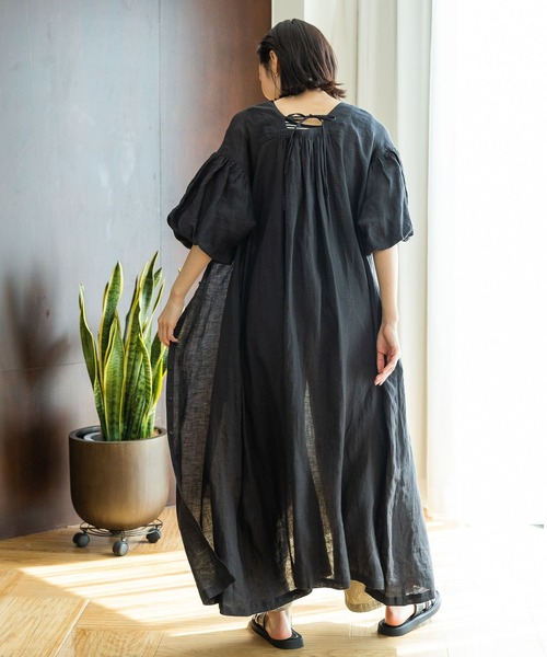 niko and...(ニコアンド)の「FINEリネン2WAYワンピース(ワンピース・レディース・レッド/スモーク/オリーブ/ブルー・MEDIUM/LARGE)」の17枚目の写真