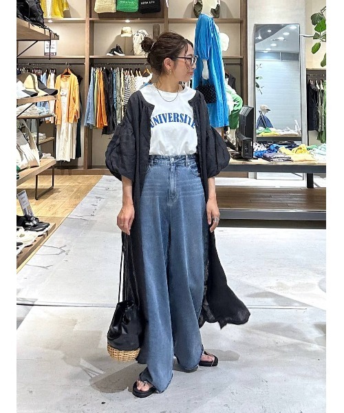 niko and...(ニコアンド)の「FINEリネン2WAYワンピース(ワンピース・レディース・レッド/スモーク/オリーブ/ブルー・MEDIUM/LARGE)」の7枚目の写真