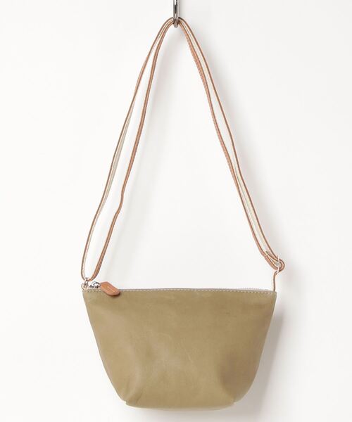 TASINAMI（タシナミ）の「TASINAMI × PR01. / SHOULDER BAG - ショルダーバッグ - (TA-PR-04)（ショルダーバッグ・レディース・カーキ/ブラウン/パープル/ライトオリーブ/テラコッタ/オレンジ/セージグリーン/キャメル/ライトブラウン/グレー/モカ/オリーブ/クリアブラウン/ゴールド/チョコ/グリーン/アッシュブラウン/ダークウッド・FREE）」の12枚目の写真