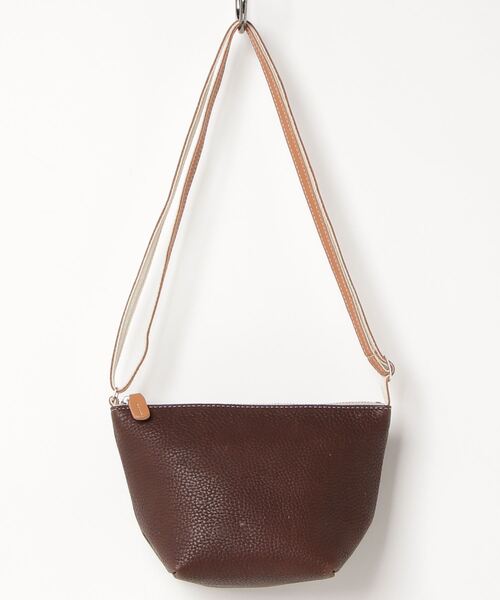 TASINAMI（タシナミ）の「TASINAMI × PR01. / SHOULDER BAG - ショルダーバッグ - (TA-PR-04)（ショルダーバッグ・レディース・カーキ/ブラウン/パープル/ライトオリーブ/テラコッタ/オレンジ/セージグリーン/キャメル/ライトブラウン/グレー/モカ/オリーブ/クリアブラウン/ゴールド/チョコ/グリーン/アッシュブラウン/ダークウッド・FREE）」の9枚目の写真