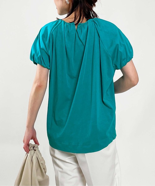 PICCIN(ピッチン)の「ラグランギャザープルオーバー(Tシャツ/カットソー・レディース・オフホワイト/ブルー/ブラック・M)」の22枚目の写真