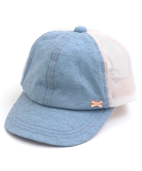 apres les cours（アプレレクール）の「GIRLSうしろリボンメッシュキャップ（ハット・キッズ・サックスブルー/アイボリー/ピンク・50/58/54）」の15枚目の写真