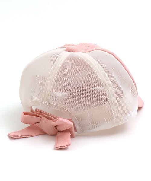 apres les cours（アプレレクール）の「GIRLSうしろリボンメッシュキャップ（ハット・キッズ・サックスブルー/アイボリー/ピンク・50/58/54）」の17枚目の写真
