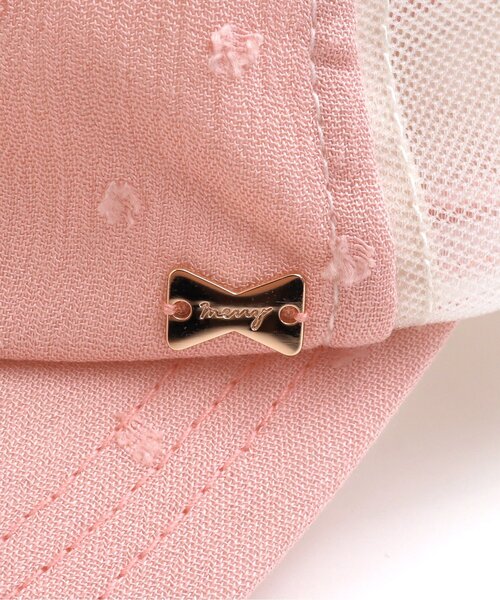 apres les cours（アプレレクール）の「GIRLSうしろリボンメッシュキャップ（ハット・キッズ・サックスブルー/アイボリー/ピンク・50/58/54）」の20枚目の写真