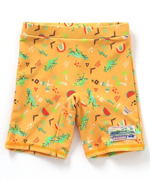 BREEZE（ブリーズ）の「Boy's 恐竜ボクサー水着_UVカット（水着・キッズ・オフホワイト/イエロー・80/90/100/110/120）」の10枚目の写真