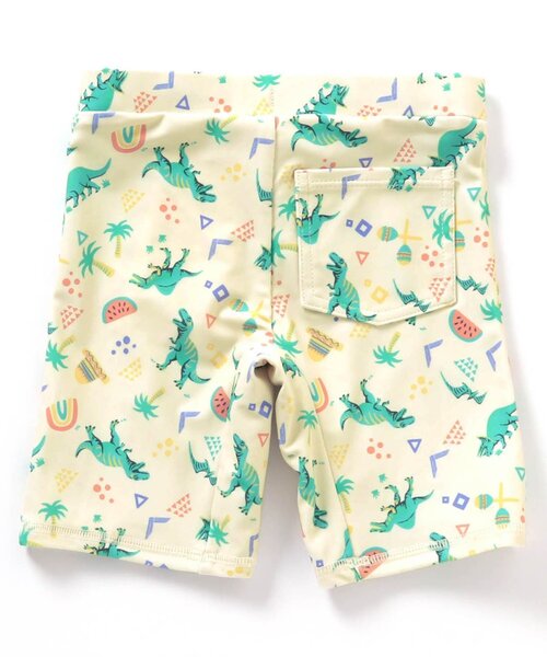 BREEZE（ブリーズ）の「Boy's 恐竜ボクサー水着_UVカット（水着・キッズ・オフホワイト/イエロー・80/90/100/110/120）」の11枚目の写真