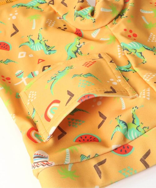 BREEZE（ブリーズ）の「Boy's 恐竜ボクサー水着_UVカット（水着・キッズ・オフホワイト/イエロー・80/90/100/110/120）」の14枚目の写真