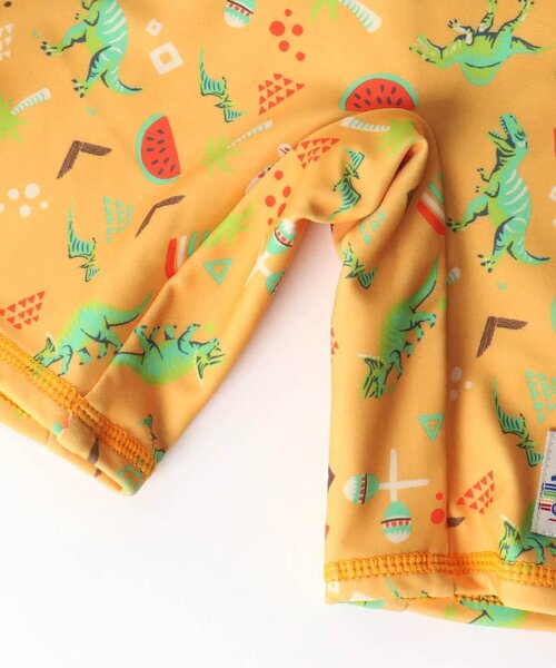 BREEZE（ブリーズ）の「Boy's 恐竜ボクサー水着_UVカット（水着・キッズ・オフホワイト/イエロー・80/90/100/110/120）」の15枚目の写真