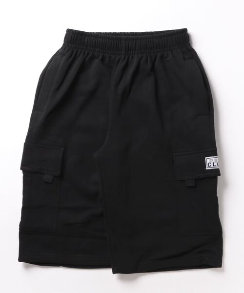 PRO CLUB （プロクラブ）の「【PRO CLUB/プロクラブ】 PCB167 FLEECE CARGO SHORTS　スウェットカーゴパンツ 無地 ショートパンツ スウェットパンツ メンズ ハーフパンツ（カーゴパンツ・メンズ・杢グレー/チャコールグレー/ネイビー/ブラック・MEDIUM/LARGE/X-LARGE）」の2枚目の写真
