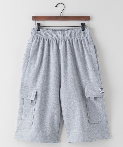 PRO CLUB （プロクラブ）の「【PRO CLUB/プロクラブ】 PCB167 FLEECE CARGO SHORTS　スウェットカーゴパンツ 無地 ショートパンツ スウェットパンツ メンズ ハーフパンツ（カーゴパンツ・メンズ・杢グレー/チャコールグレー/ネイビー/ブラック・MEDIUM/LARGE/X-LARGE）」の7枚目の写真