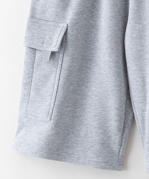PRO CLUB （プロクラブ）の「【PRO CLUB/プロクラブ】 PCB167 FLEECE CARGO SHORTS　スウェットカーゴパンツ 無地 ショートパンツ スウェットパンツ メンズ ハーフパンツ（カーゴパンツ・メンズ・杢グレー/チャコールグレー/ネイビー/ブラック・MEDIUM/LARGE/X-LARGE）」の14枚目の写真