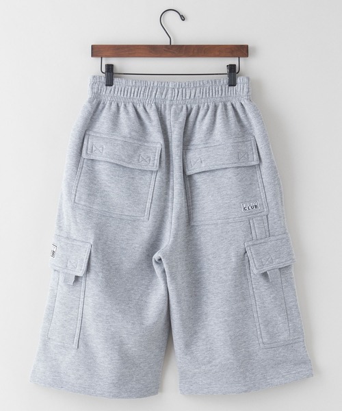 PRO CLUB （プロクラブ）の「【PRO CLUB/プロクラブ】 PCB167 FLEECE CARGO SHORTS　スウェットカーゴパンツ 無地 ショートパンツ スウェットパンツ メンズ ハーフパンツ（カーゴパンツ・メンズ・杢グレー/チャコールグレー/ネイビー/ブラック・MEDIUM/LARGE/X-LARGE）」の8枚目の写真
