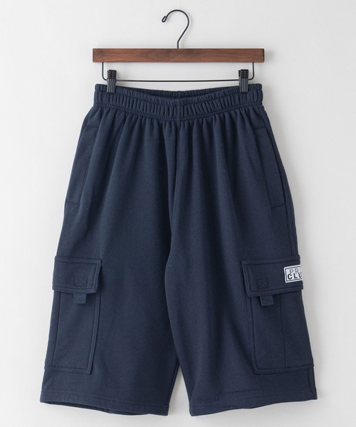 PRO CLUB （プロクラブ）の「【PRO CLUB/プロクラブ】 PCB167 FLEECE CARGO SHORTS　スウェットカーゴパンツ 無地 ショートパンツ スウェットパンツ メンズ ハーフパンツ（カーゴパンツ・メンズ・杢グレー/チャコールグレー/ネイビー/ブラック・MEDIUM/LARGE/X-LARGE）」の9枚目の写真