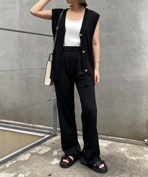 COLLAGE GALLARDAGALANTE | ２点セット/リブベストセットアップ(セットアップ)