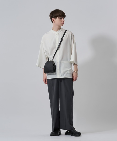 Adoon plain（アドーンプレーン）の「【Adoon plain】がま口ショルダーバッグ（ショルダーバッグ・メンズ・ブラック・FREE）」の13枚目の写真