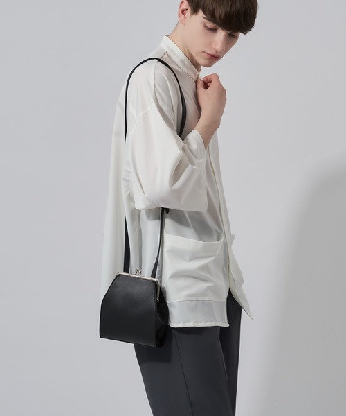 Adoon plain（アドーンプレーン）の「【Adoon plain】がま口ショルダーバッグ（ショルダーバッグ・メンズ・ブラック・FREE）」の15枚目の写真