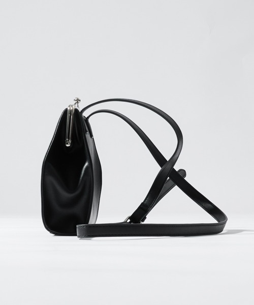 Adoon plain（アドーンプレーン）の「【Adoon plain】がま口ショルダーバッグ（ショルダーバッグ・メンズ・ブラック・FREE）」の5枚目の写真