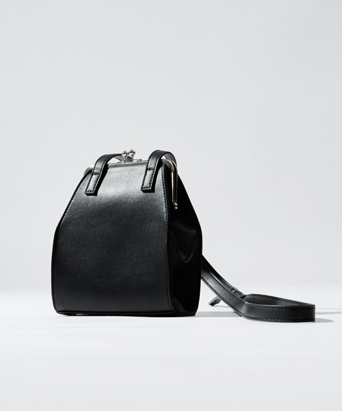 Adoon plain（アドーンプレーン）の「【Adoon plain】がま口ショルダーバッグ（ショルダーバッグ・メンズ・ブラック・FREE）」の9枚目の写真