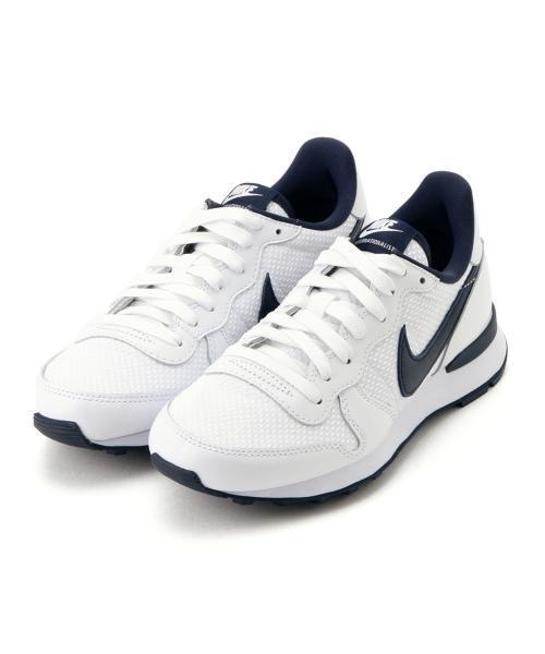 NIKE（ナイキ）の「NIKE / ウィメンズ インターナショナリスト FO (807148）（スニーカー・レディース・ホワイト/ネイビー・23/25/23.5/24.5/24）」の10枚目の写真