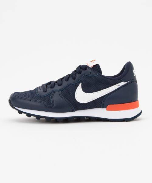 NIKE（ナイキ）の「NIKE / ウィメンズ インターナショナリスト FO (807148）（スニーカー・レディース・ホワイト/ネイビー・23/25/23.5/24.5/24）」の7枚目の写真