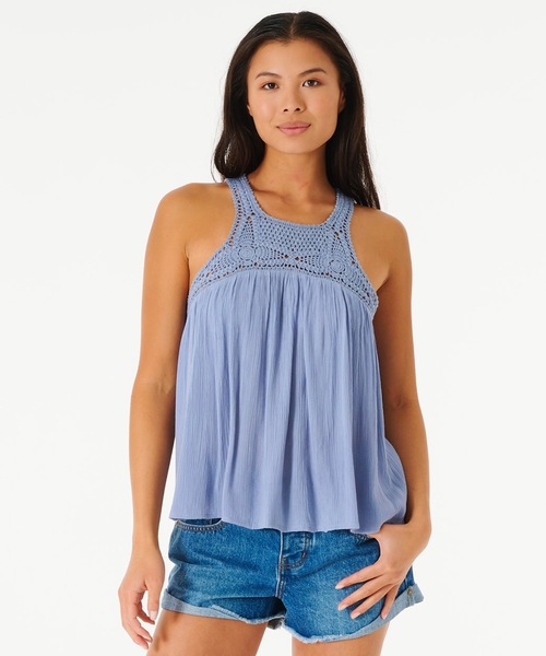 【セール】【RIPCURL（リップカール）】レディースデザイントップ タンクトップ ALIRA TOP（タンクトップ）｜RIP CURL（リップカール）