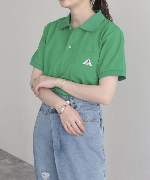 GEVACO（ゲバコ）の「【GEVACO/ゲバコ】ヘビーカノコポロシャツ（Tシャツ/カットソー・レディース・グリーン/ネイビー/ブラック/オフホワイト・38）」の22枚目の写真