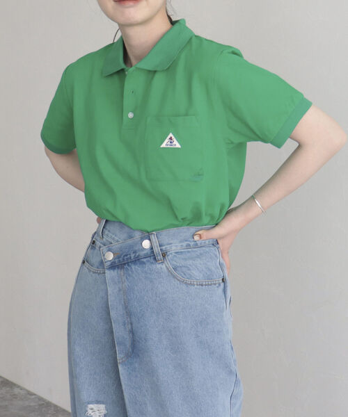 GEVACO（ゲバコ）の「【GEVACO/ゲバコ】ヘビーカノコポロシャツ（Tシャツ/カットソー・レディース・グリーン/ネイビー/ブラック/オフホワイト・38）」の21枚目の写真