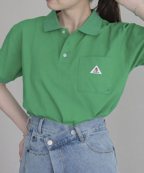 GEVACO（ゲバコ）の「【GEVACO/ゲバコ】ヘビーカノコポロシャツ（Tシャツ/カットソー・レディース・グリーン/ネイビー/ブラック/オフホワイト・38）」の20枚目の写真