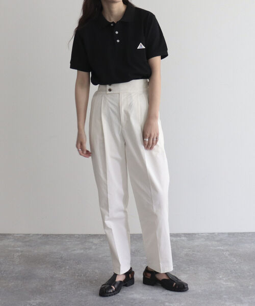 GEVACO（ゲバコ）の「【GEVACO/ゲバコ】ヘビーカノコポロシャツ（Tシャツ/カットソー・レディース・グリーン/ネイビー/ブラック/オフホワイト・38）」の18枚目の写真