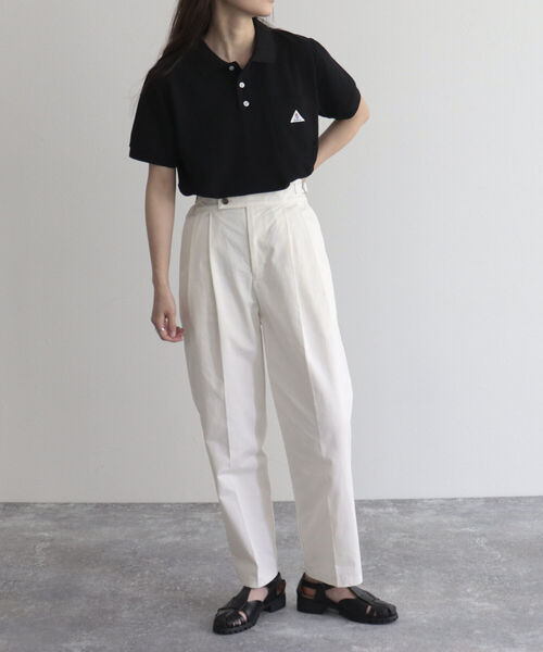 GEVACO（ゲバコ）の「【GEVACO/ゲバコ】ヘビーカノコポロシャツ（Tシャツ/カットソー・レディース・グリーン/ネイビー/ブラック/オフホワイト・38）」の17枚目の写真