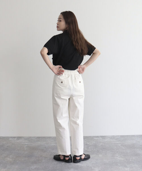 GEVACO（ゲバコ）の「【GEVACO/ゲバコ】ヘビーカノコポロシャツ（Tシャツ/カットソー・レディース・グリーン/ネイビー/ブラック/オフホワイト・38）」の16枚目の写真