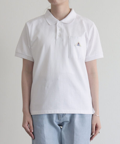 GEVACO（ゲバコ）の「【GEVACO/ゲバコ】ヘビーカノコポロシャツ（Tシャツ/カットソー・レディース・グリーン/ネイビー/ブラック/オフホワイト・38）」の11枚目の写真