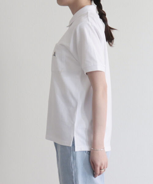 GEVACO（ゲバコ）の「【GEVACO/ゲバコ】ヘビーカノコポロシャツ（Tシャツ/カットソー・レディース・グリーン/ネイビー/ブラック/オフホワイト・38）」の10枚目の写真