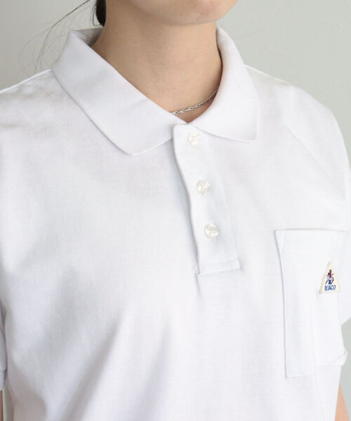 GEVACO（ゲバコ）の「【GEVACO/ゲバコ】ヘビーカノコポロシャツ（Tシャツ/カットソー・レディース・グリーン/ネイビー/ブラック/オフホワイト・38）」の8枚目の写真