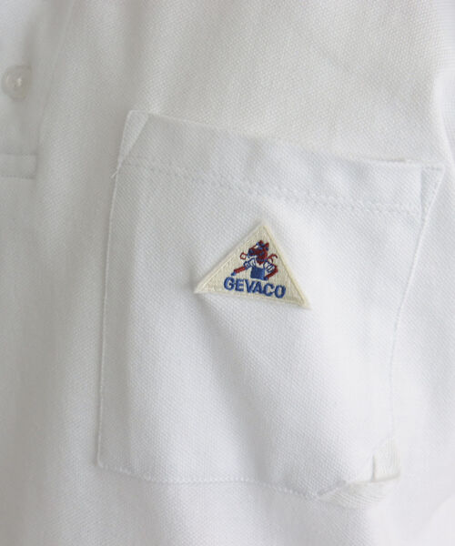 GEVACO（ゲバコ）の「【GEVACO/ゲバコ】ヘビーカノコポロシャツ（Tシャツ/カットソー・レディース・グリーン/ネイビー/ブラック/オフホワイト・38）」の7枚目の写真