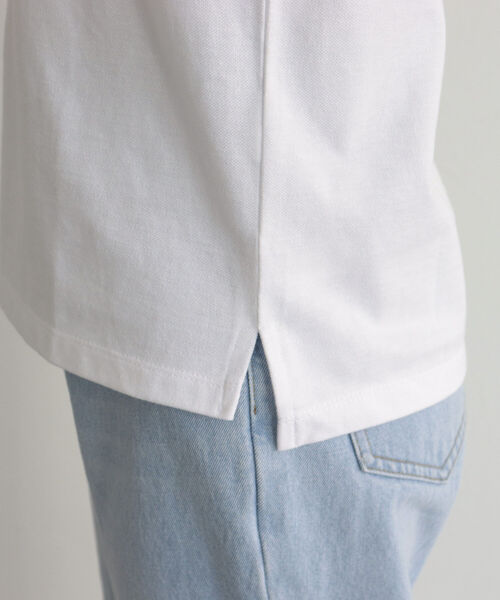 GEVACO（ゲバコ）の「【GEVACO/ゲバコ】ヘビーカノコポロシャツ（Tシャツ/カットソー・レディース・グリーン/ネイビー/ブラック/オフホワイト・38）」の5枚目の写真