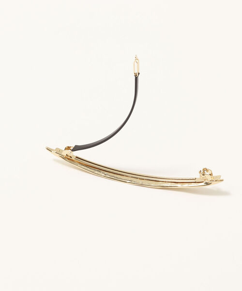 NOLLEY’S Sophi（ノーリーズソフィ）の「リーフメタルバレッタ（バレッタ/ヘアクリップ・レディース・ゴールド/シルバー・FREE）」の8枚目の写真