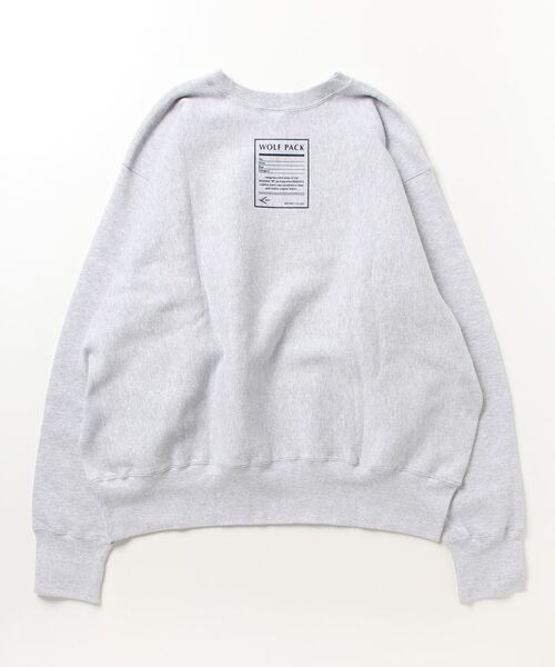 WP（ダブリューピー）の「WP / ダブリューピー：WP×CAMBER ROCKSTEADY CREWNECK SWEAT：WP10-CS02[WAX]（スウェット・メンズ・ブラック×ホワイト/グレー系その他・XXXL/XL）」の4枚目の写真