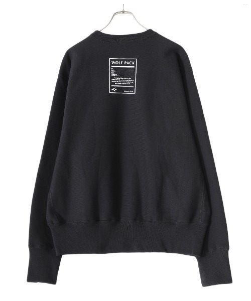 WP（ダブリューピー）の「WP / ダブリューピー：WP×CAMBER ROCKSTEADY CREWNECK SWEAT：WP10-CS02[WAX]（スウェット・メンズ・ブラック×ホワイト/グレー系その他・XXXL/XL）」の5枚目の写真