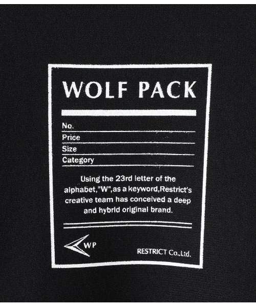 WP（ダブリューピー）の「WP / ダブリューピー：WP×CAMBER ROCKSTEADY CREWNECK SWEAT：WP10-CS02[WAX]（スウェット・メンズ・ブラック×ホワイト/グレー系その他・XXXL/XL）」の7枚目の写真