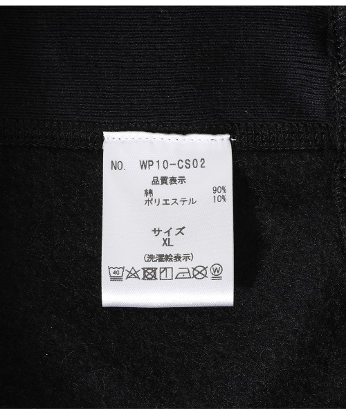 WP（ダブリューピー）の「WP / ダブリューピー：WP×CAMBER ROCKSTEADY CREWNECK SWEAT：WP10-CS02[WAX]（スウェット・メンズ・ブラック×ホワイト/グレー系その他・XXXL/XL）」の10枚目の写真