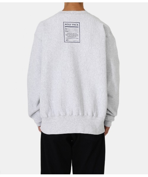 WP（ダブリューピー）の「WP / ダブリューピー：WP×CAMBER ROCKSTEADY CREWNECK SWEAT：WP10-CS02[WAX]（スウェット・メンズ・ブラック×ホワイト/グレー系その他・XXXL/XL）」の22枚目の写真